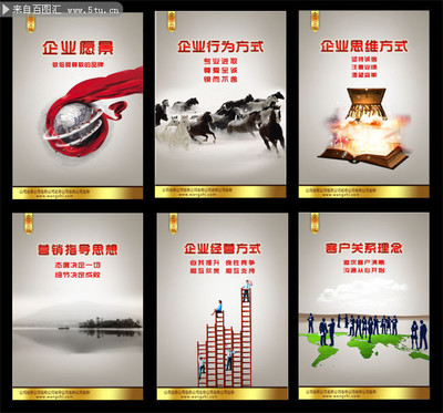 企业文化标语挂图