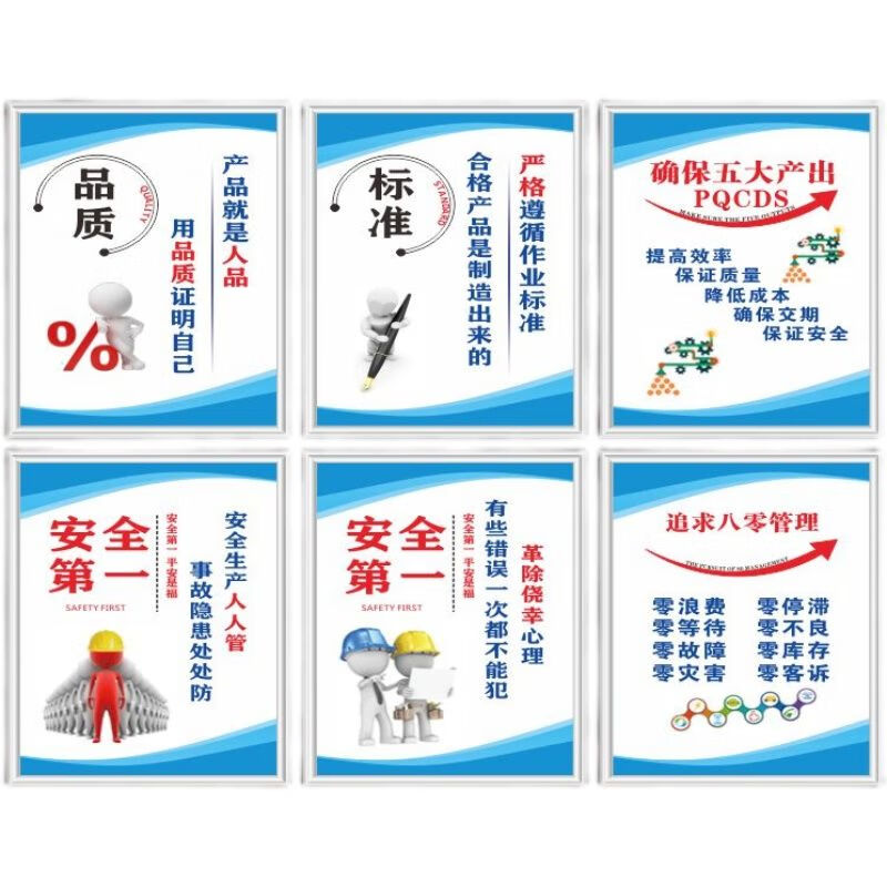 企业标语——车间仓库办公区的精神支柱